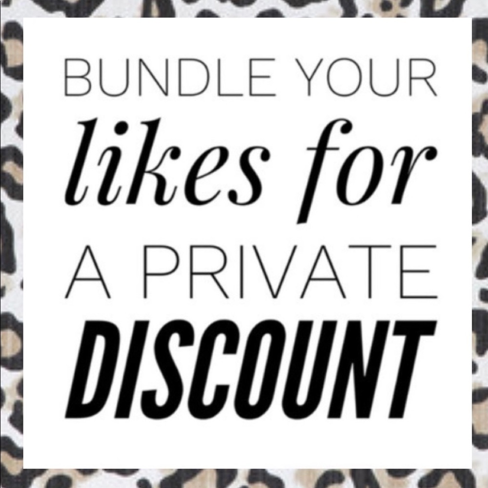Entire Closet/Boutique 10-20% off when you Bundle!